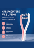 Massaggiatore Viso EMS con Radiofrequenza e Rulli 3D